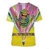 Cartoon Anime 3D Print T-shirt Personality Hip Hop Men Women Casual Round Neck Fun Comfortable Casual Short Sleeve T-shirt