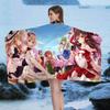 Classic T-Touhou P-Project Anime Beach Swimming Towel Soft Absorbent Washcloth Children's Gifts For Kids Travel Camping Gym