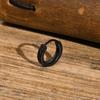 Men Hoop Earrings, New Gothic Black Infinity S Texture Huggies, Small Minimalist Stainless Steel Hoops Ear Gifts for Him Jewelry