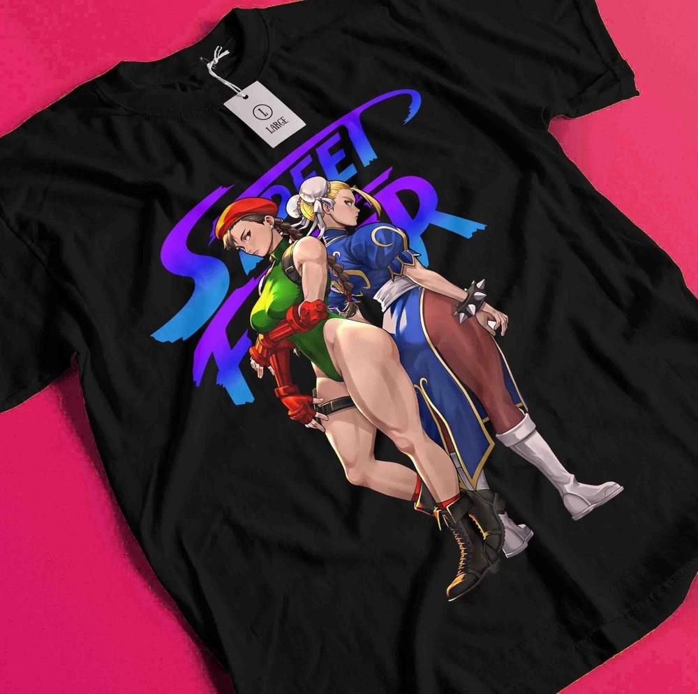 Cammy White Shirt Chun Li Tshirt Street Fighter Anime Gift Juri Ken Unisex Te S