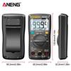 Mini Digital Multimeter ANENG AN8009 True RMS Transistor Tester Auto-Range Automotive Capacitor Tester Temp Diode Tool