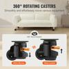 4Pcs Leveling Casters Height Adjustable Heavy Duty Swivel Universal Wheels Movable Workbench Machine Support Tools