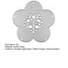Flower Box Die Cut, Hollow Five-Petal Flower Box Die, Metal Cutting Dies, Cut Stencils for DIY Gift Boxes Embossing Paper Craft Supplies