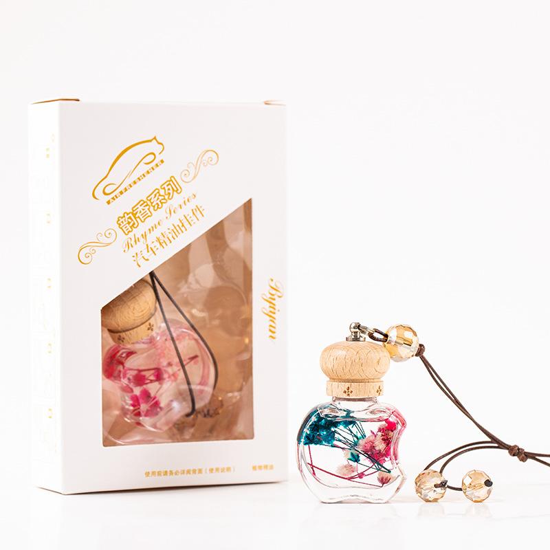 Immortal flower Car Air Freshener Hanging Perfume Pendant Bottle Auto Essential Oils Perfume Bottle Diffuser Auto Ornaments