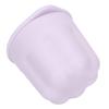 Makeup Brushes Cleansing Box Soft Silicone Nail Art Brushes Washing Tool with Drying Rack Purple