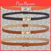 Belt Womens Fashion Thin Adjustable Faux Leather Waist Accessory Versatile Dress Decoration