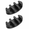 2pcs 87mm Size Zig Zag Anchor Cleat Durable Nylon Marine Fishing Boat Cleat Canoe Cleat  Canoe Use