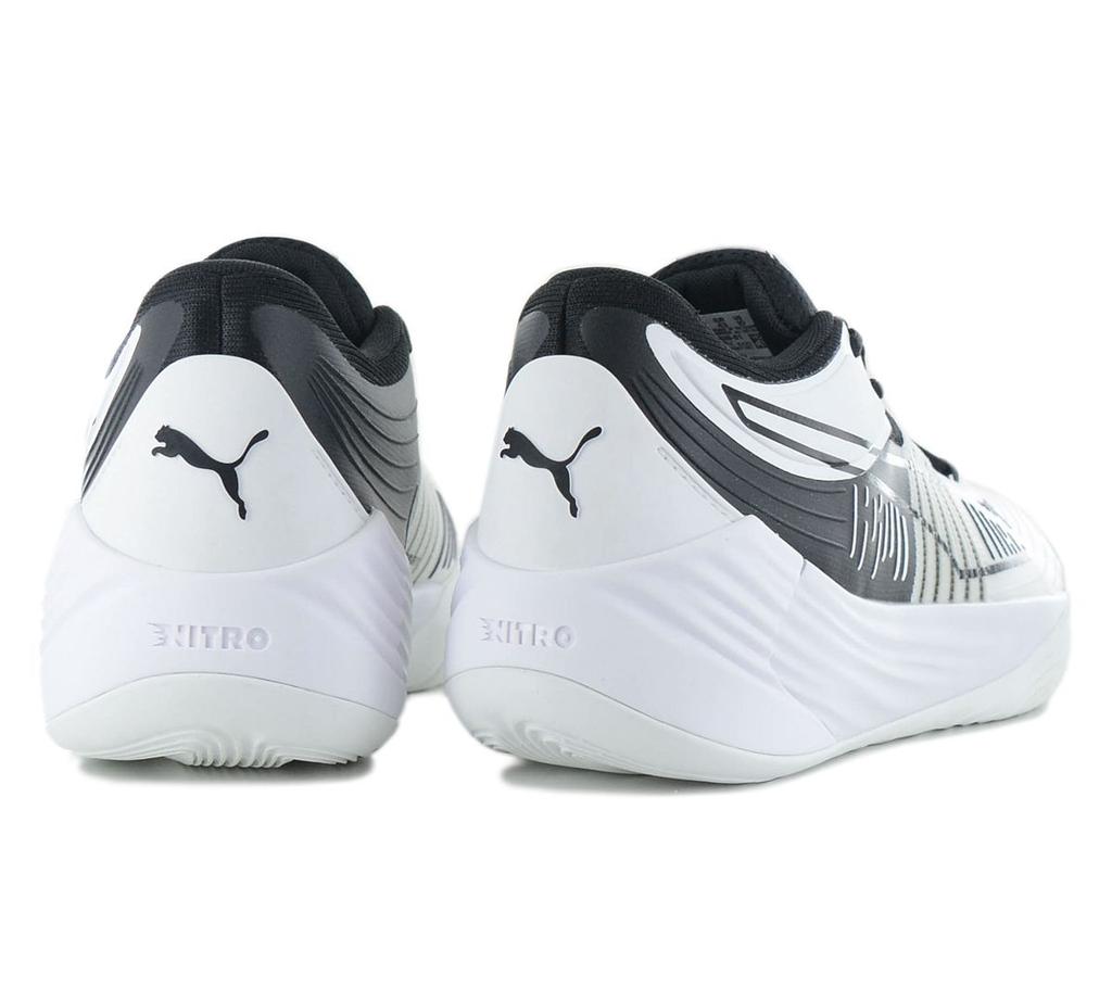 Puma Fusion Nitro - Herren Sneakers Basketball Schuhe Weiß 376639-01 ORIGINAL