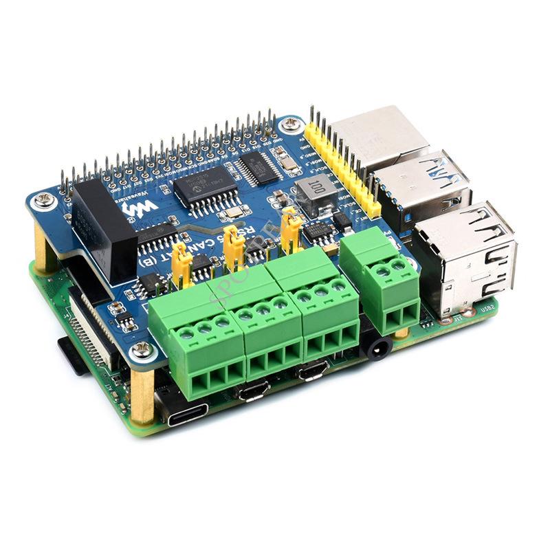 

Плата розширення Raspberry Pi RS485 та CAN з ізоляцією, SPI та вбудованим захистом