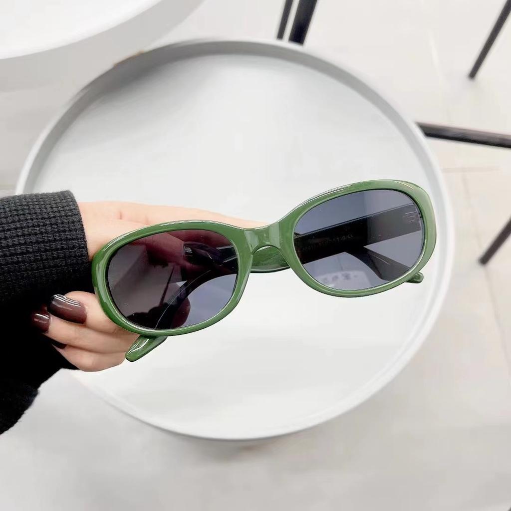 Oval Shape Ladies Sunglasses Fashion Trendy UV400 Protection Sun Glasses for Women Outdoor Activity