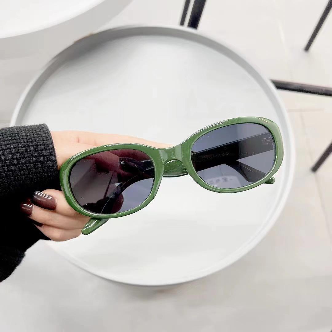 

Oval Shape Ladies Sunglasses Fashion Trendy UV400 Protection Sun Glasses for Women Outdoor Activity Men Sunglass