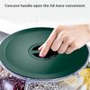 Household Grains Storage Container with 6 Unit Convenient Dry Cereal Organizers Bucket Sealed Rotating Rice Dispenser