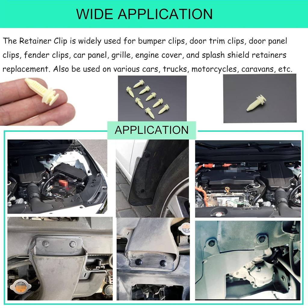 15545202 Door Panel Clips (60pcs) Retainers Trim Panel Clip Compatible with GM Chevrolet GMC Trucks