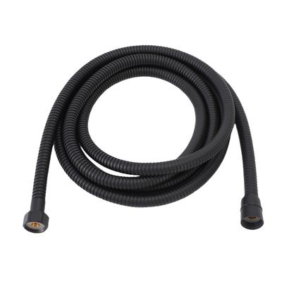 Duschschlauch Extra Lang 3 Meter Kopfverlängerung Flexibel Handbrause Wassersparend für Sprüher Schwarz