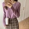 Women's Half High Neck Long Sleeve Thermal Tops Slim Fit Solid Color Casual T-Shirt