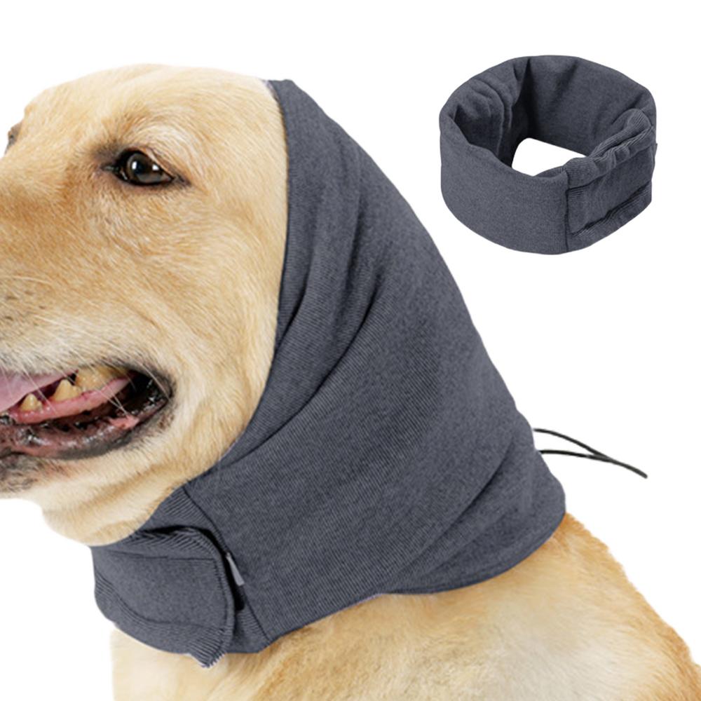 Dog Ear Cover Dog Snood Ear Care Dog Ear Scarf For Stress Relief Pet Hood For Bathing Drying Grooming Noise Protection
