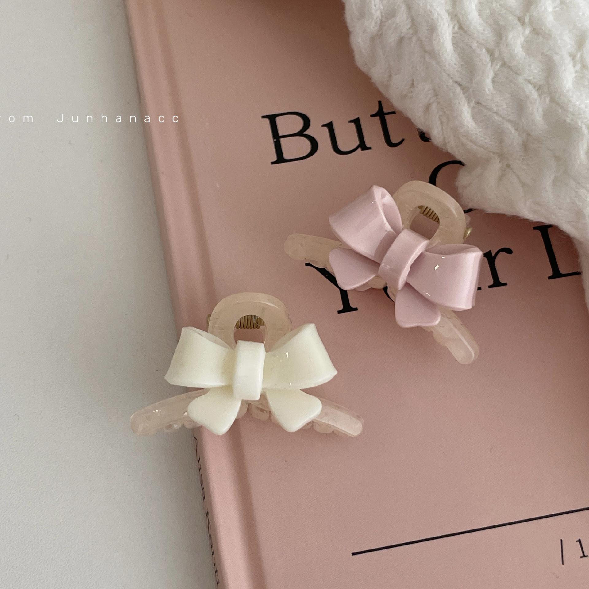 

Cute Princess Double-Sided Bow Claw Clip with Crown for Women