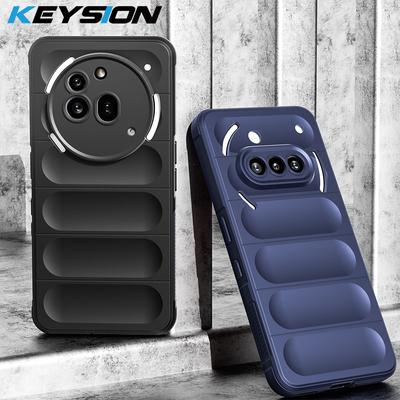 KEYSION Shockproof Matte Case for Nothing Phone 3A 3A Pro Anti-skid Soft Silicone Phone Back Cover for Nothing Phone 3A Pro 3A