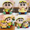 Crayon Shin Chan Summer Swim Ring Plush Toy With Soft Short Pile For Kids Gift