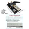 Multifunction Hand Operated Staple Pop-up Type Paper Stapling Machine Heavy Duty Stapler  Business