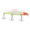 HENG JIA 11CM Vivid Lures Artificial Minnow Fishing Bait with Hooks