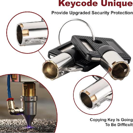 RV Locks For Storage Door 7/8 Inch, RV Compartment Locks For Camper Travel Trailer Cabinet With Keys 7/8", Pack Of 6 Locks With 6 Keyed Alike With