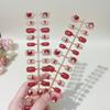 Polka Dots False Nails 30 Pcs/Set Extended Nail Extensions Cute Fake Nail Tips  Nail Art DIY