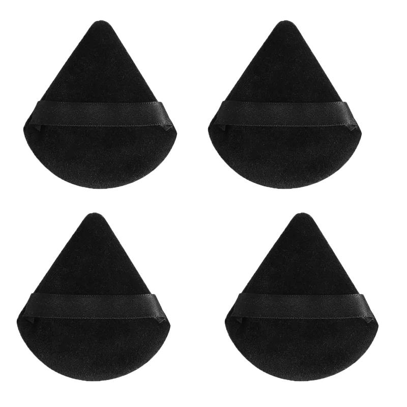 

2/3/4/6 шт., треугольная пудра, мини-спонж для макияжа лица, косметическая мягкая хлопковая пудра для лица, моющиеся бархатные средства для макияжа, инструменты