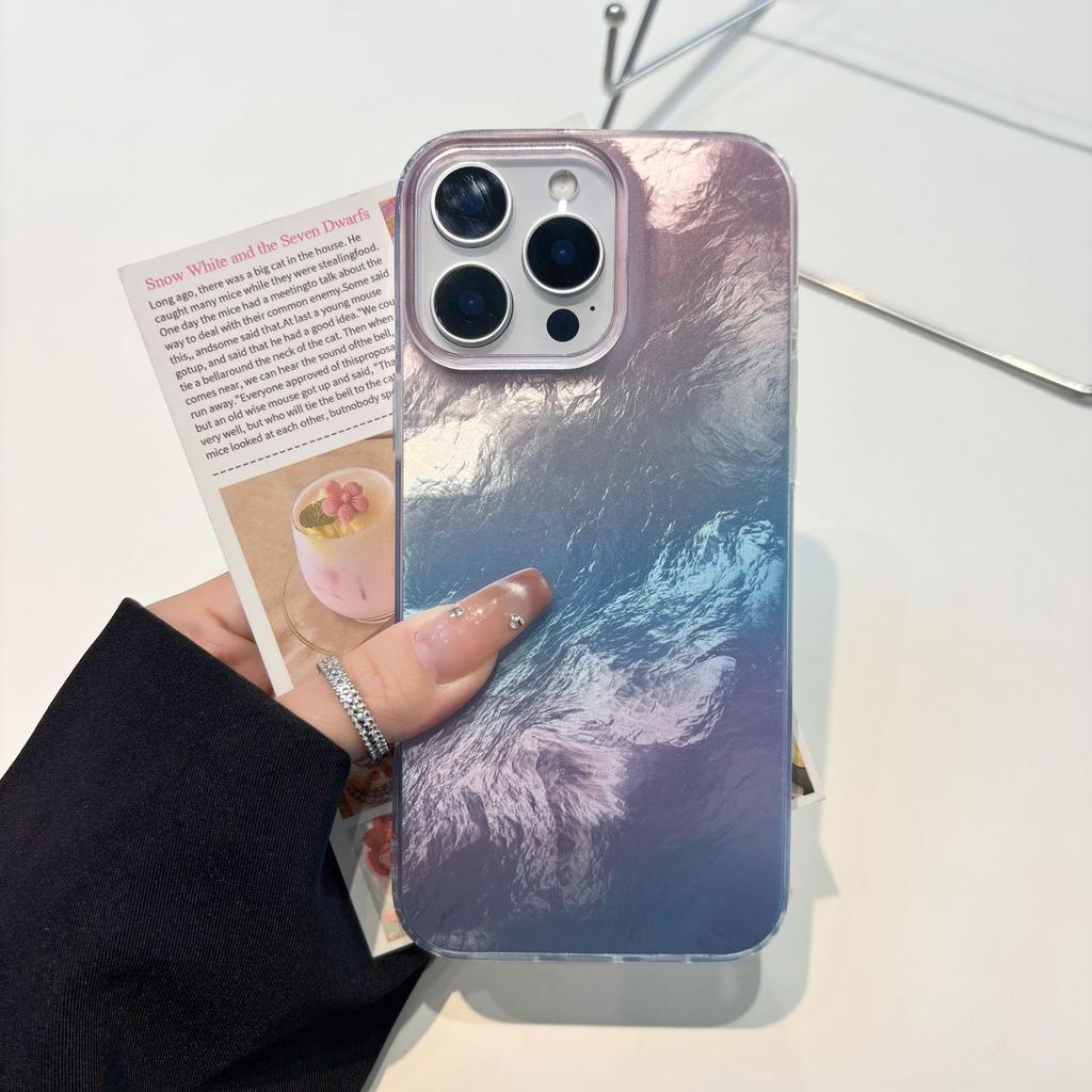 Tin Foil Pattern IMD Suitable for iPhone17 Mobile Phone Case Apple 16promax1311121415 Protective Case Colorful