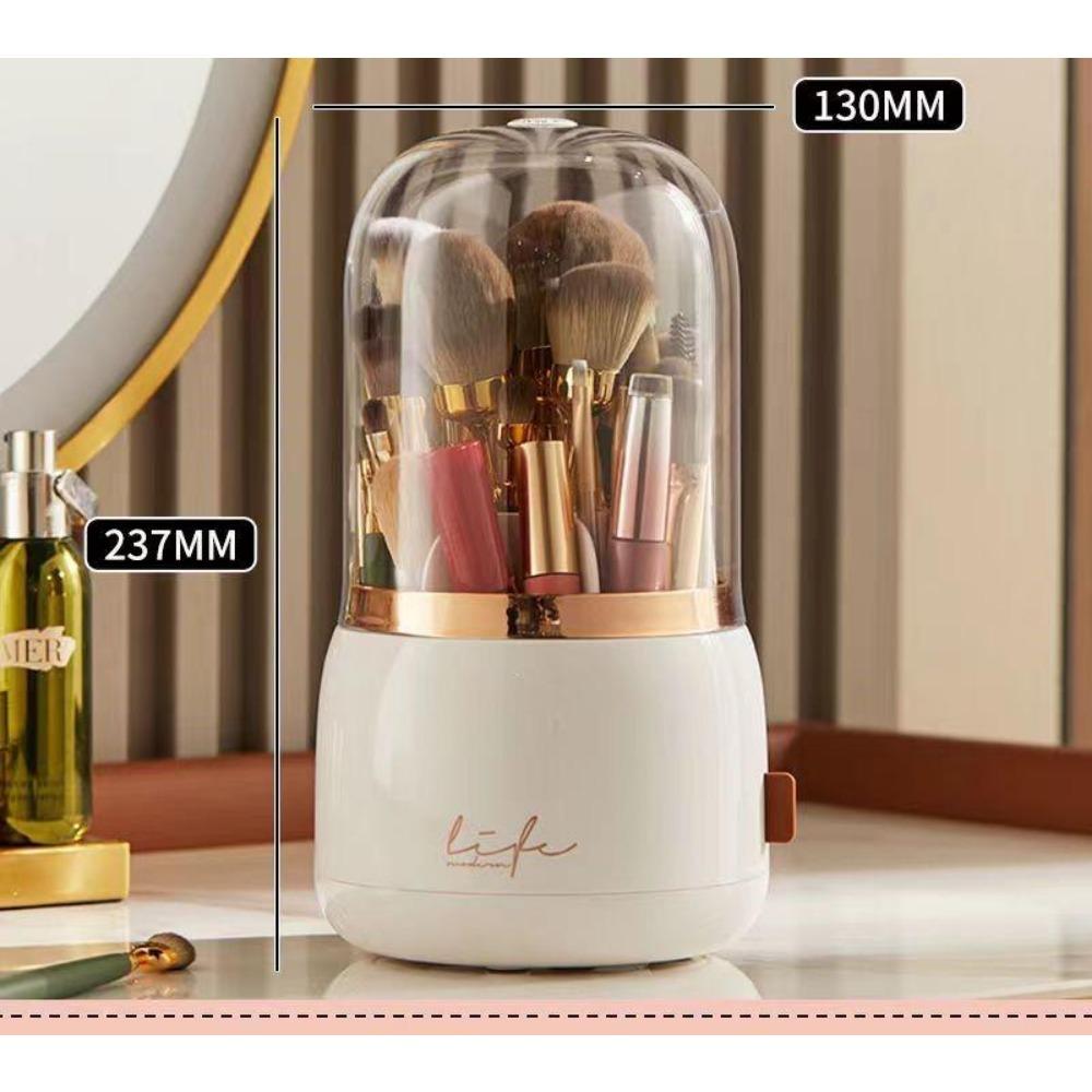 Organizery na przybory do makijażu na biurko z pokrywką Pudełko do przechowywania kosmetyków o dużej pojemności Szuflada do przechowywania produktów do pielęgnacji skóry Pyłoszczelny uchwyt na pędzle do makijażu