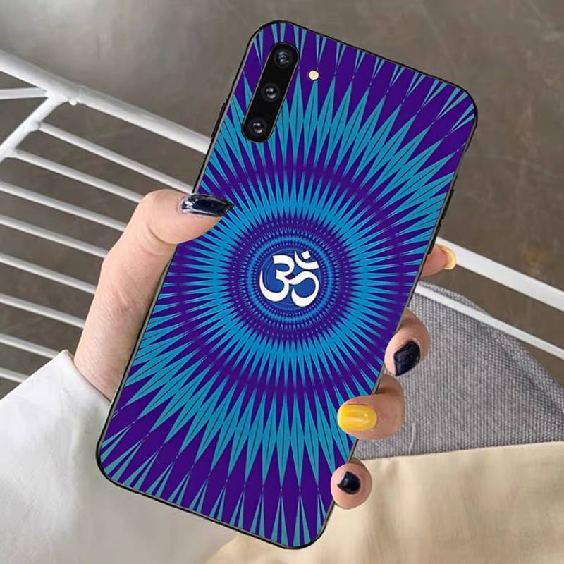Mandala Chakra Yoga Phone Case for Samsung Note 5 7 8 9 10 20 Pro Plus Lite Ultra A21 12 72