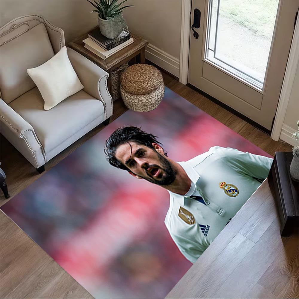 Soccer Player Action Area Rug Design for Dormitory Game Room Living Rooms Kitchen Antislip Carpet Office home decor Best for Christmas