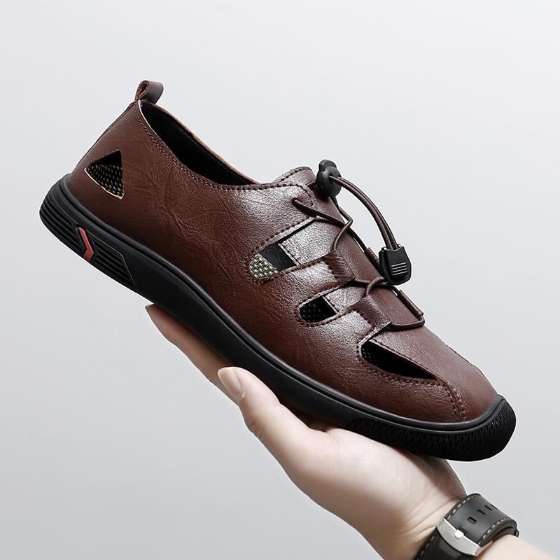 Summer Men Shoes Comfortable and breathable Men Sandals Outdoor Male Beach  Sandals Travel Comfort Walking Shoes New models