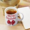 1pc 11oz Blank Ceramic Mug, Double-sided Printed Coffee Tea Cup, Glossy White Look, Ergonomic Handle, Kitchen-friendly, Ideal for Gifting