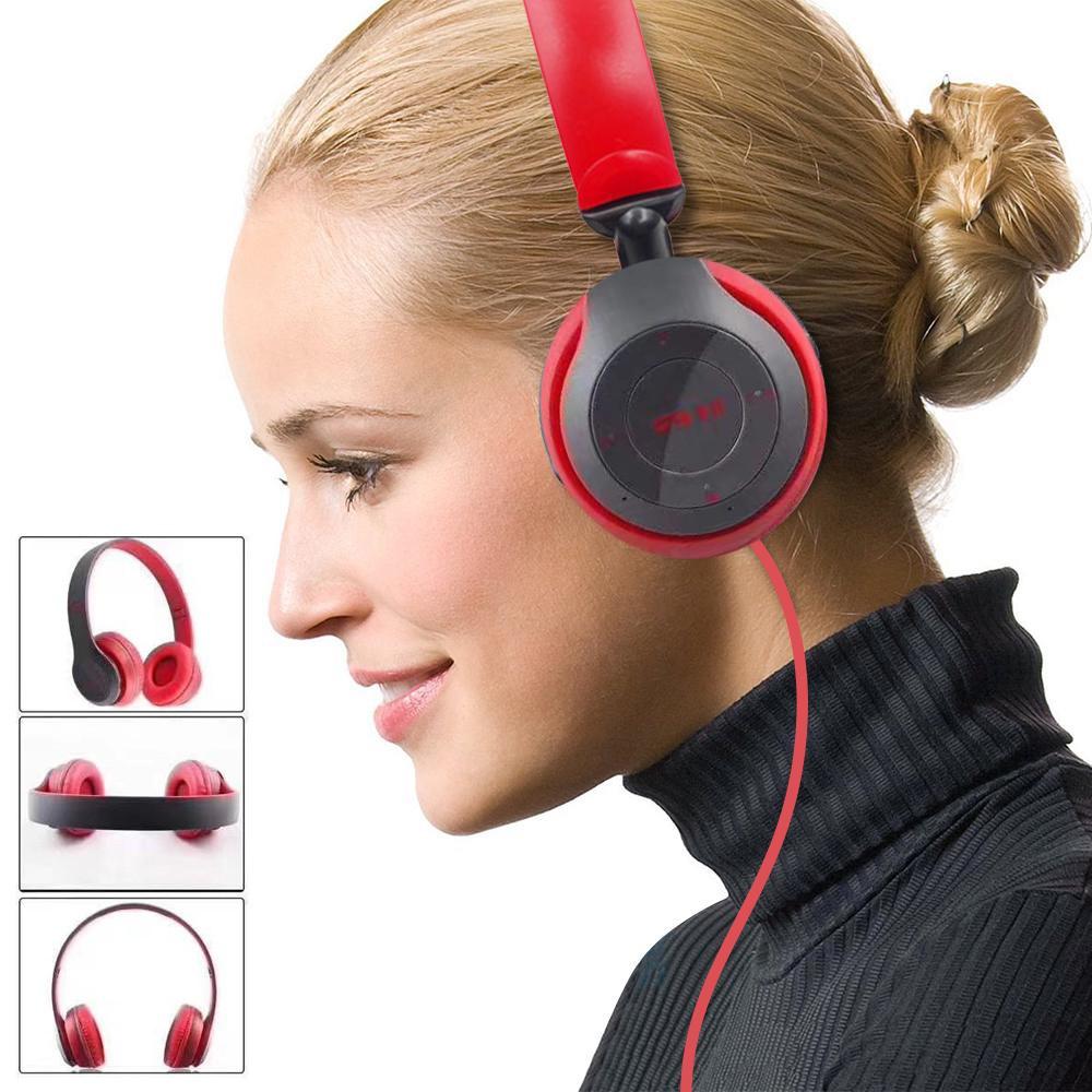 Stereo P47 Headset 5.0 Bluetooth Headset Folding Series Wireless Sports Game Headset for iPhone XiaoMi