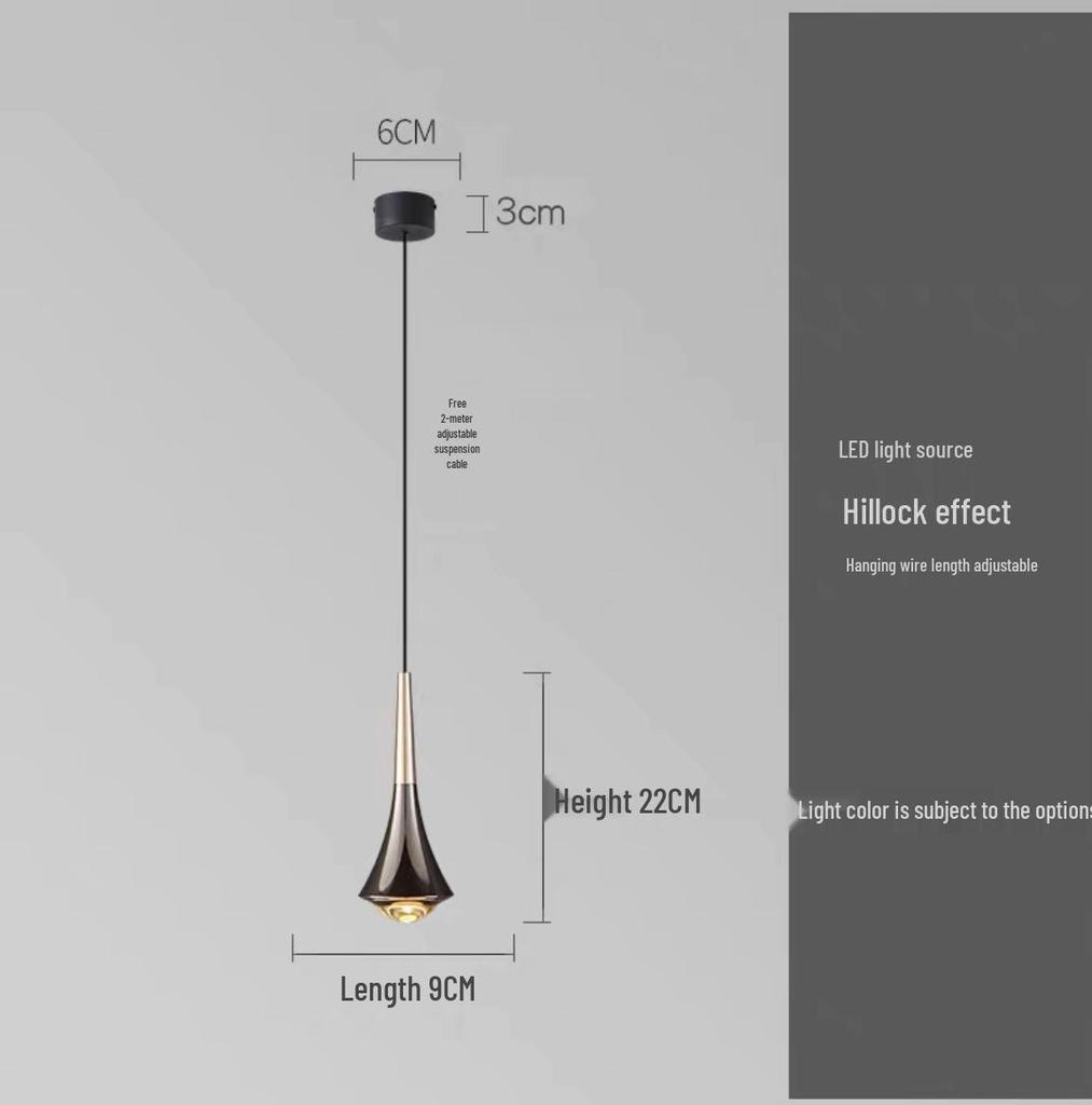 Modern Minimalist Liftable Luxury Pendant Light for Bedroom and Dining Room