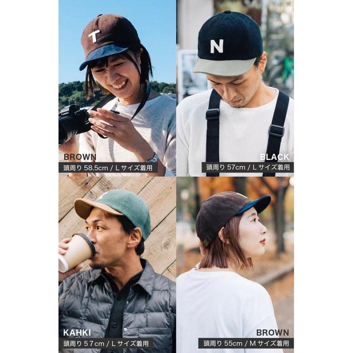 [Nakota] Corduroy Logo Baseball Cap Brown
