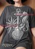 Anchor Seahorse Starfish Seashell Marine Life Comfort Colors® Tshirt, Nautical Ocean Vintage Sea Creature Art Retro 90s Graphic Tee