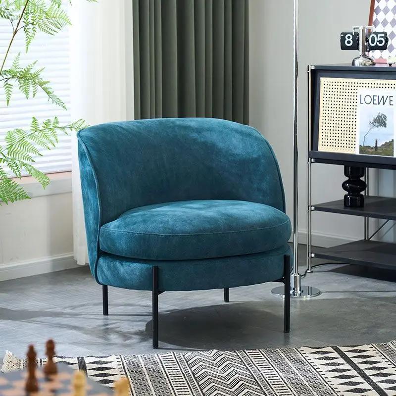 Scaune Sufragerie Catifea Alb Designer Individ Nordic Fotoliu Sufragerie Balcon Mobila Casa