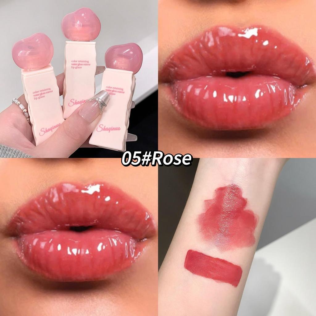 Mirror Gloss Lip SHAQINUO Hydrating, Long-Lasting Color with Luminous Mirror Finish for Glossy and Vibrant Lips All-Day Wear