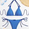 Women S Sexy Floral Dot Print Split Bikini Swimsuit