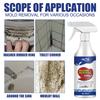 60ML Mildew Removal Spray Multipurpose Bathroom Mildew Cleaner Foam Descaler Spray for Walls Tiles Floors Sinks Bathtubs Toilets
