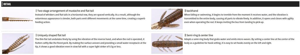 OSP Soft Lure Dolive Shrimp 4.8 Inches W-043 (4971)