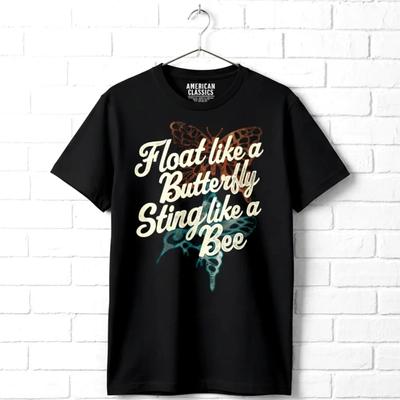Muhammad Ali Float X Sting Black Men's T Shirt