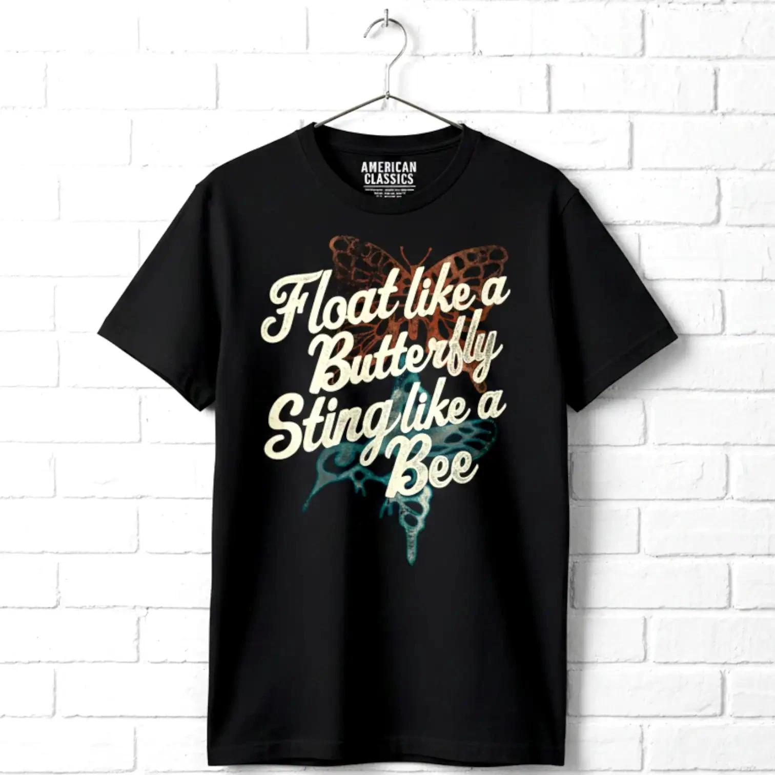 Muhammad Ali Float x Sting Black Men s T Shirt S