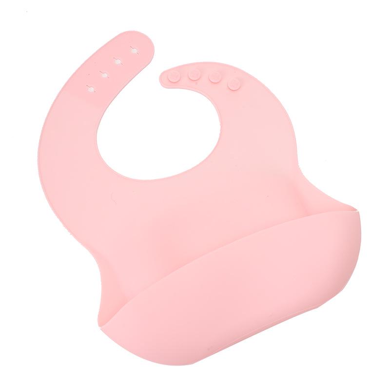 Waterproof Silicone Baby Bib with Food Pocket