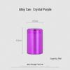 Compact Titanium-Aluminum Tea Storage Can: Small, Portable, and Sealed.