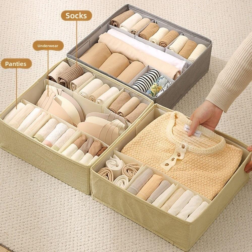 Dustproof Bra Storage Case Foldable Wardrobe Socks Organizer Convenient Underwear Storage Box  Home