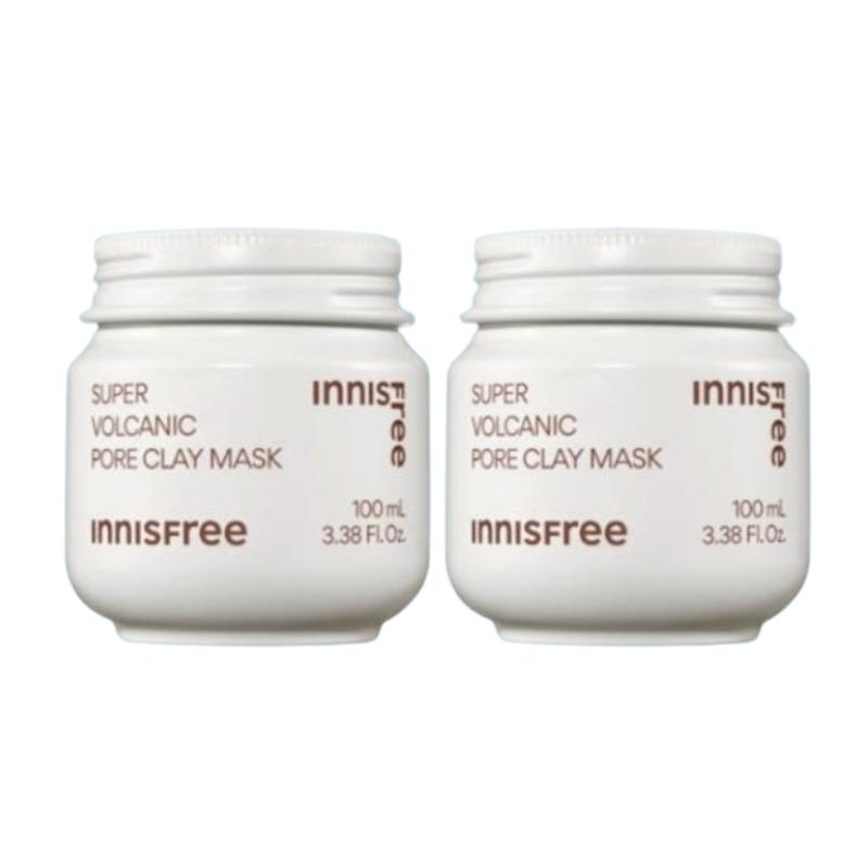 nnisfree Super Volcanic Pore Clay Mask 100ml | Exfoliating & Brightening Blackhead Remover Pack