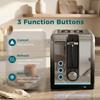 2 Slice Toaster with 7 Browning Levels, Reheat, Defrost and Cancel Functions